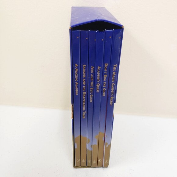 Disney Aladdin Six New Adventures 6 Book Set 1993 Hardcover Collection - Picture 6 of 8